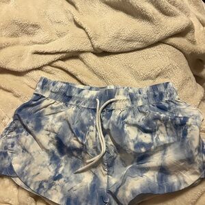 Forever 21 Blue and White Athletic Shorts